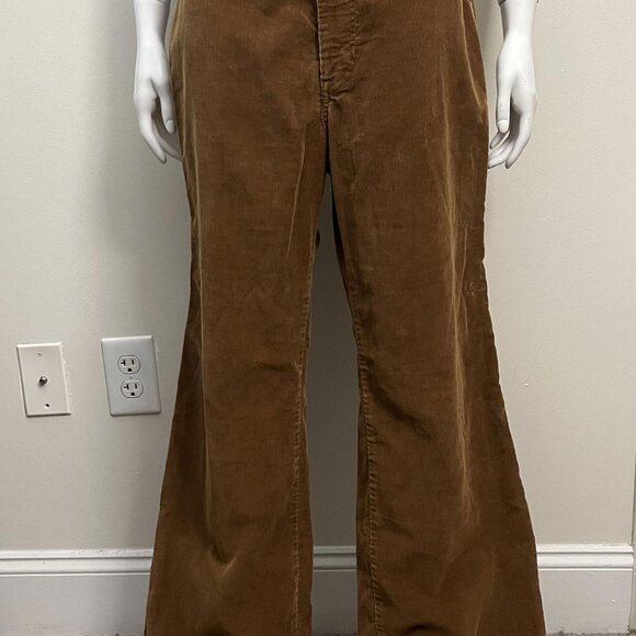 LEVI'S 70'S HIGH WAISTED CORDUROY BELL BOTTOMS - Picture 3 of 13